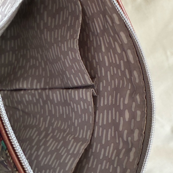 Sakroots Owl Crossbody Bag Shoulder Purse Coated Canvas- Adjustable Strap - Picture 9 of 10